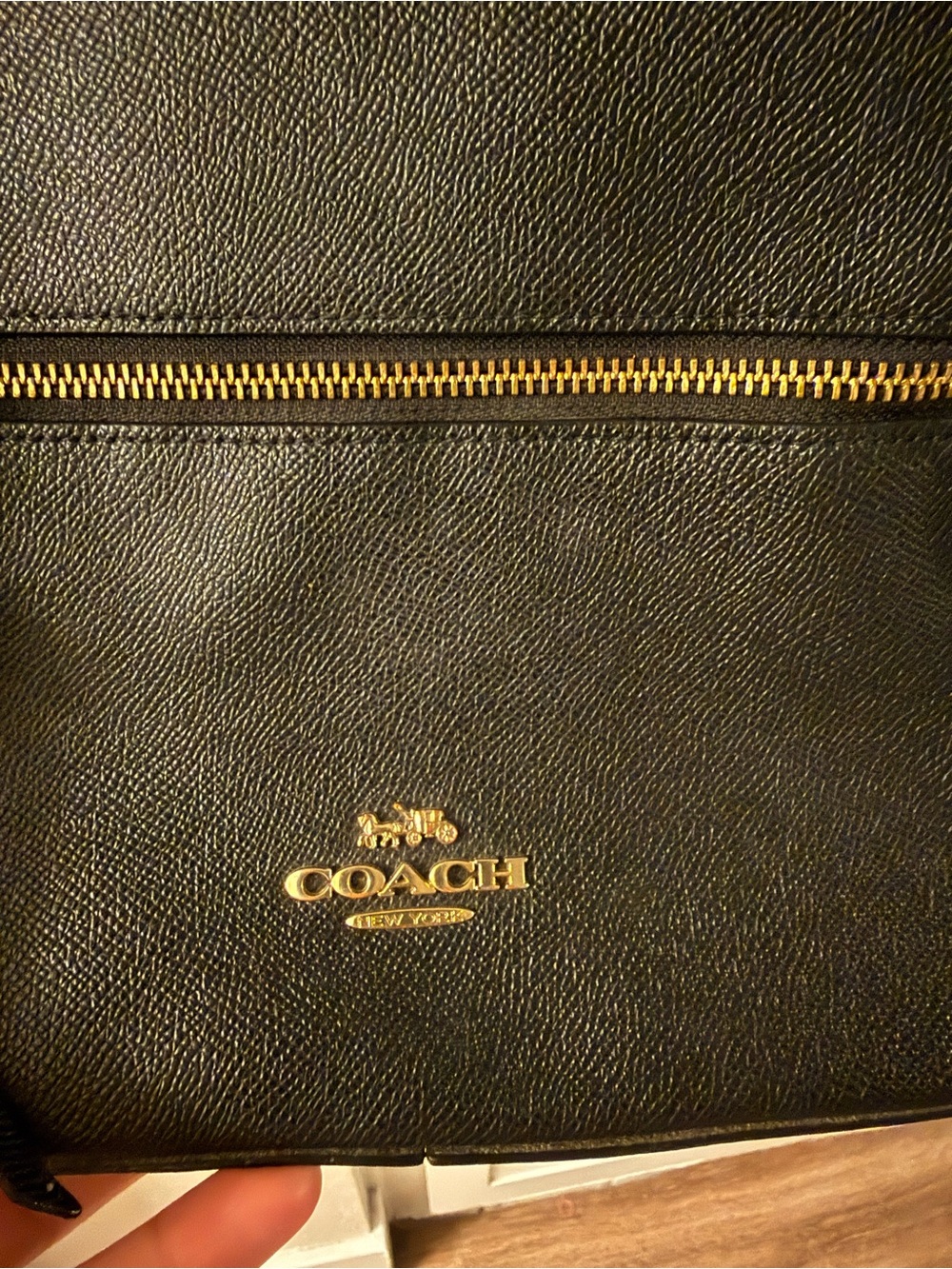 Coach Black Leather Interior Label Purse - Picture 2 of 3